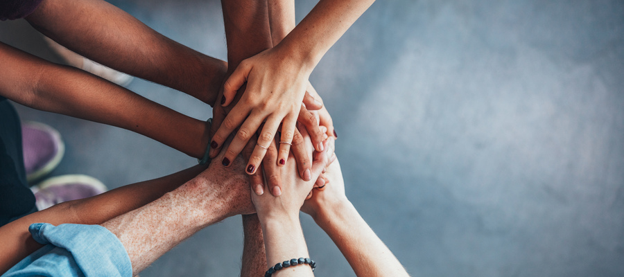 Group of hands 